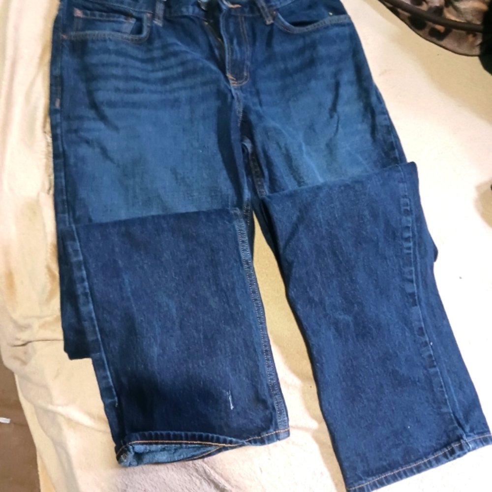 Navy blue jeans